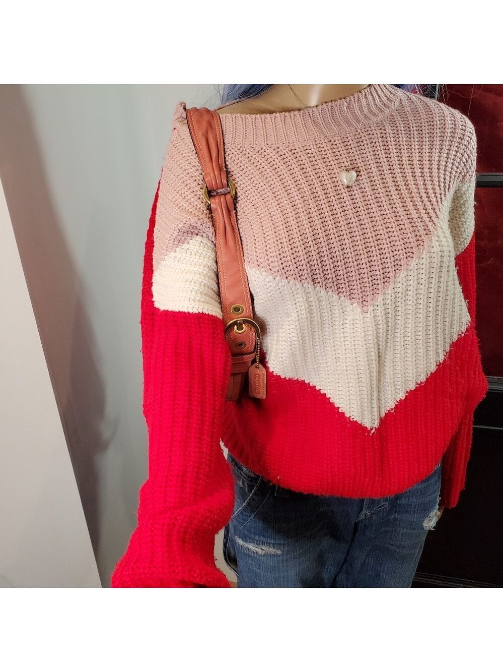 SFW Retro Knit Sweater - Picture 2 of 9